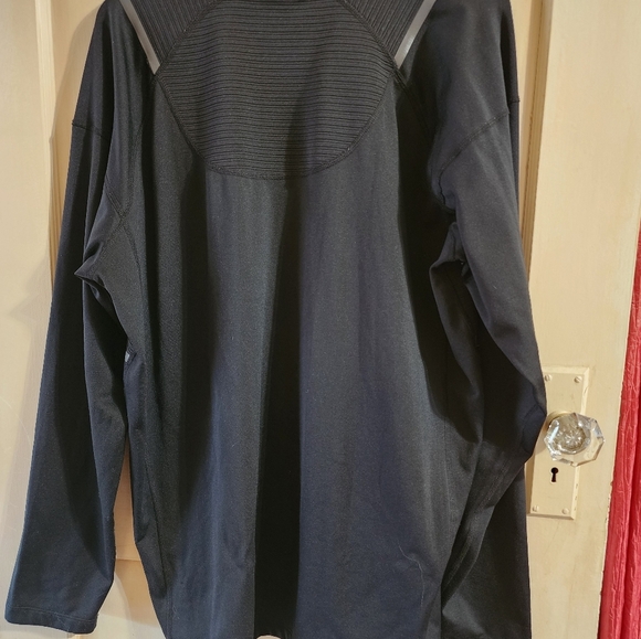 Spyder Men's Athletic Techwear Long Sleeve Black Microfleece Shirt Size Large - Picture 7 of 11